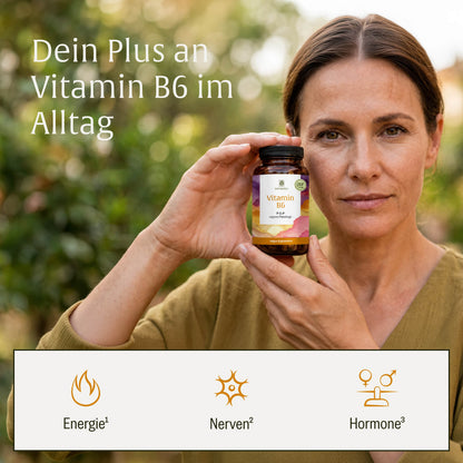Vitamin B6: Presslinge mit bioaktivem Pyridoxal-5’-Phosphat und Akazienfaser