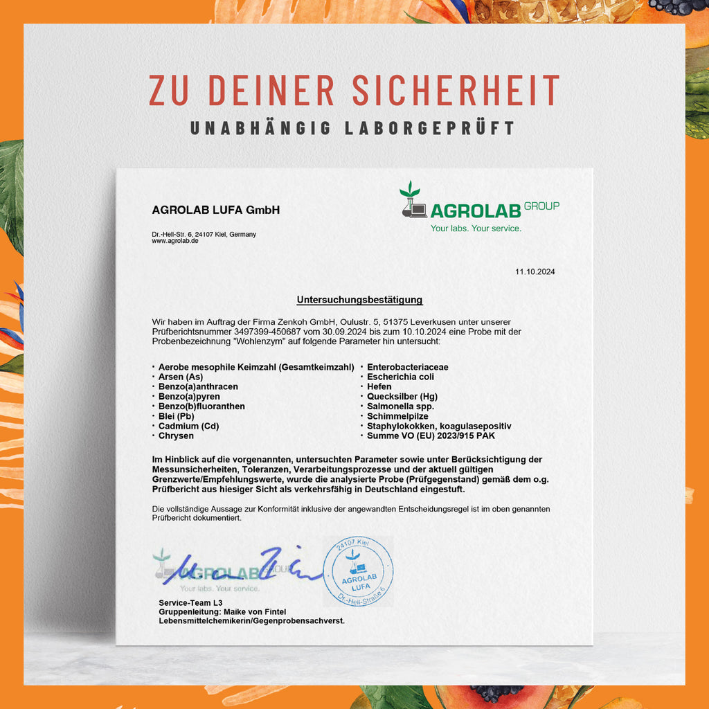 Wohlenzym Enzym-Komplex-mit-Bromelain-Papain Laborgeprueft