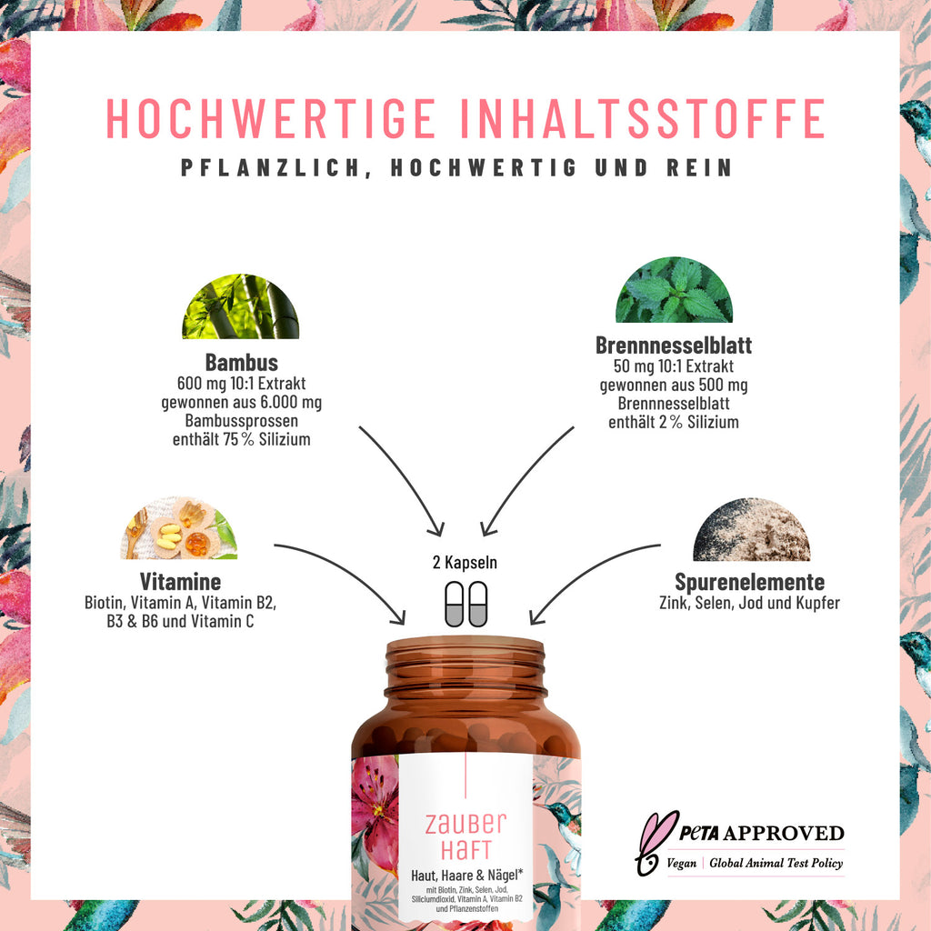 Zauberhaft Haut-Haare-Naegel Inhaltsstoffe