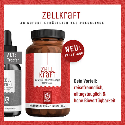 Zellkraft Vitamin B12 Presslinge Moodbild Alt Neu