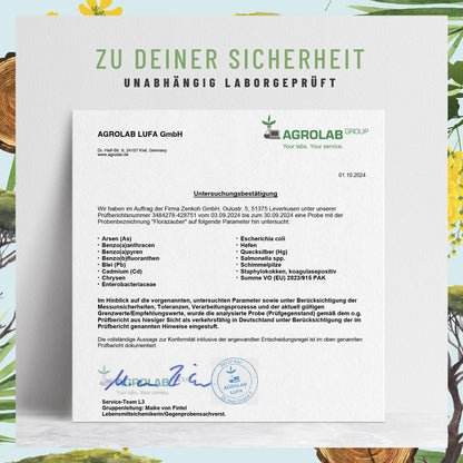 florazauber kulturen-komplex laborzertifikat 