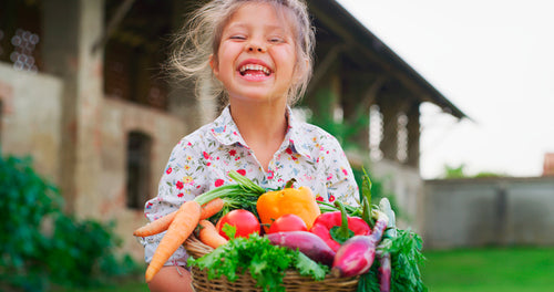 Eine gesunde Ernährung ist eine wichtige Grundlage für Energie und Leistungsfähigkeit. Vitamine für Kinder