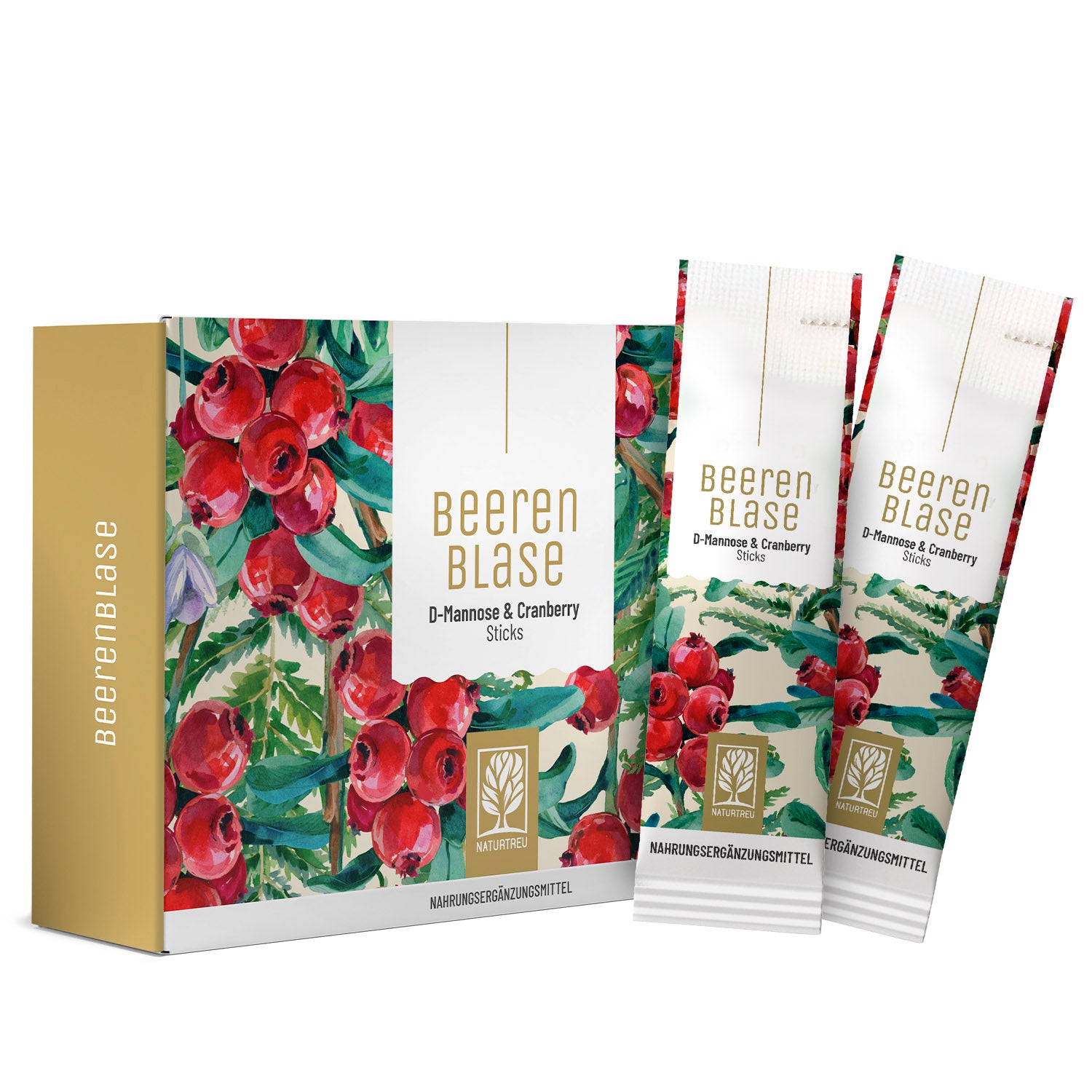 Produktbild Beerenblase_D-Mannose-Cranberry-Extrakt-Kürbiskern-Extrakt-Vitamin-C-und-B3